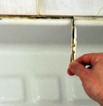 Mastic Silicone pour joints étanchéité douche, salle de bain